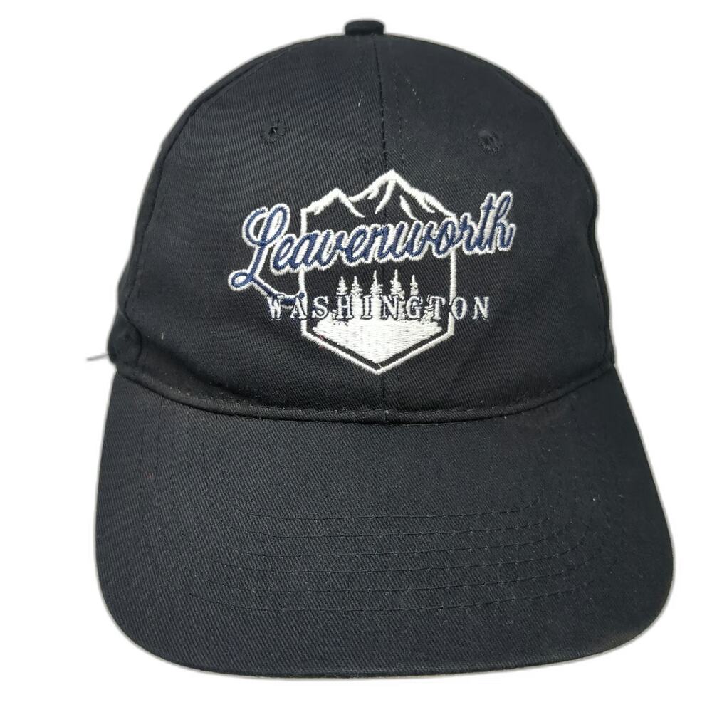 Seattle Shirt Company Baseball Cap Black One Size Mountain Washington Hat